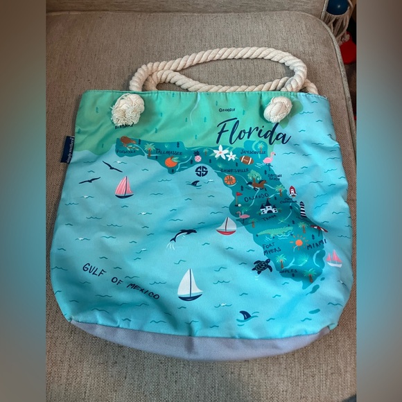 Simply southern state of Florida tote bag - Picture 2 of 5